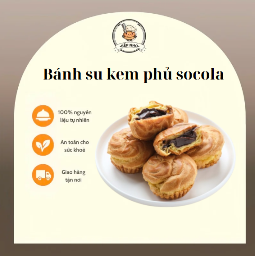 Bánh- su- kem- phủ- socola- đen- tan- chảy