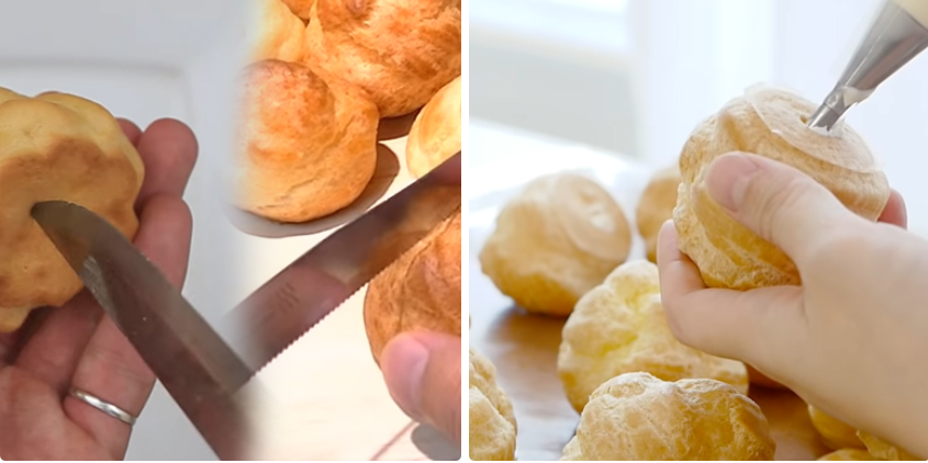 tạo kem bánh su kem 