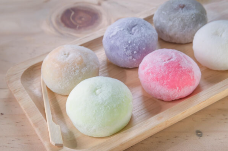 bánh mochi bằng bột nang