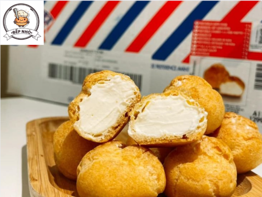 làm bánh su kem bằng lò vi sóng