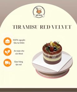 Bánh tiramisu red velvet