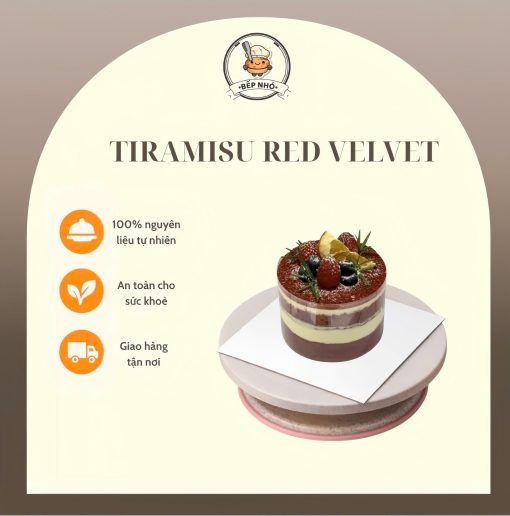 Bánh tiramisu red velvet