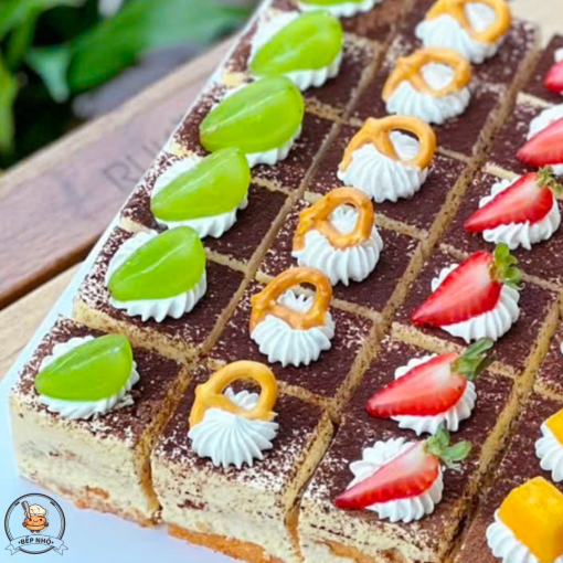 Set mix 30 miếng tiramisu mini