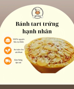 Bánh tart trứng hạnh nhân