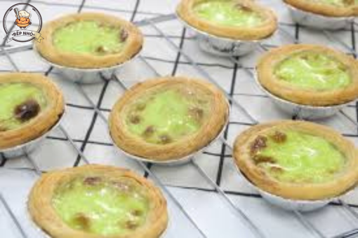Bánh tart trứng matcha