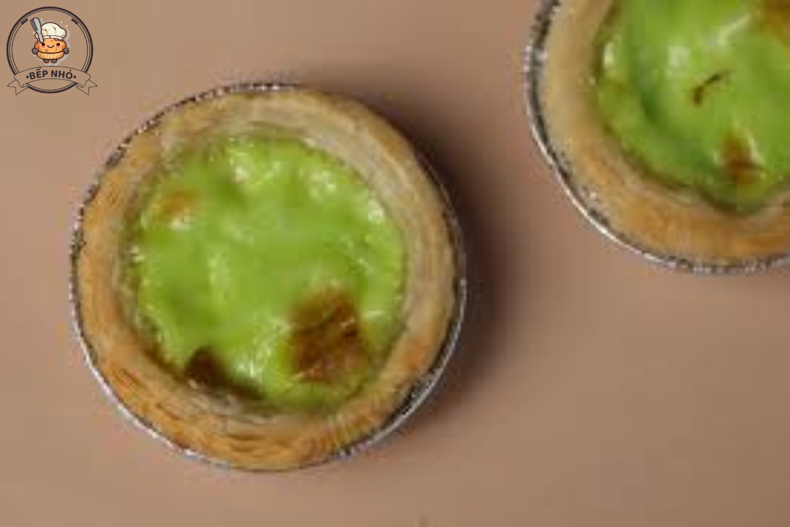 Bánh tart trứng matcha