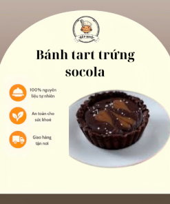 Bánh tart trứng socola