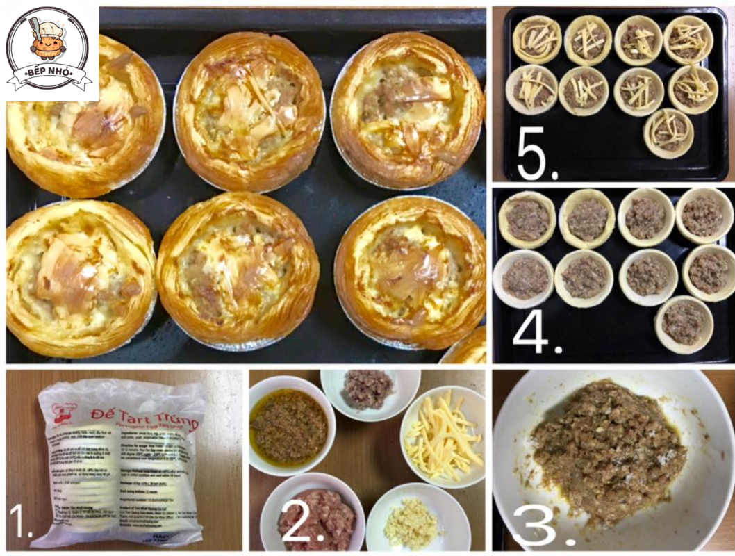 Cách làm nhân bánh tart trứng