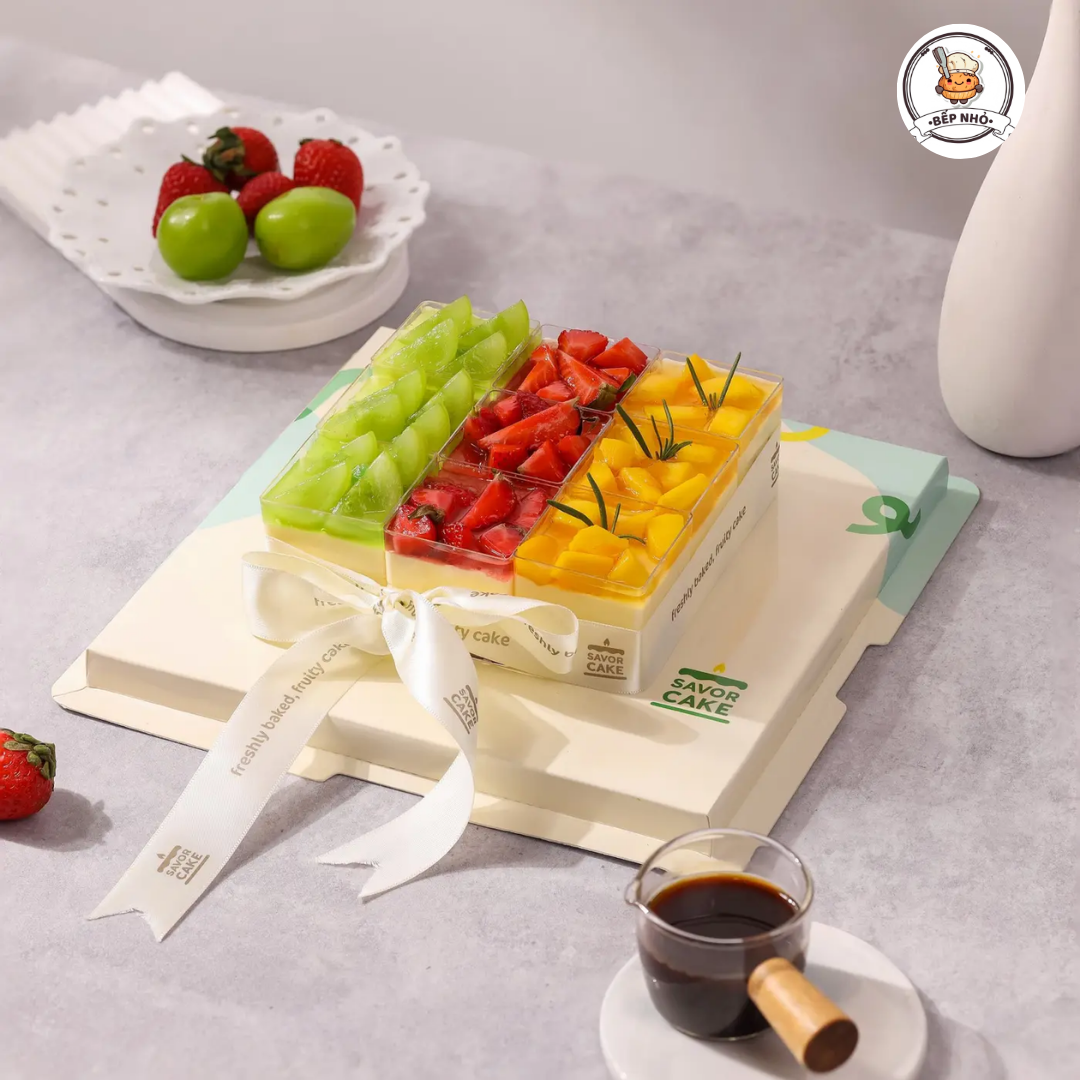 trang trí bánh tiramisu đẹp