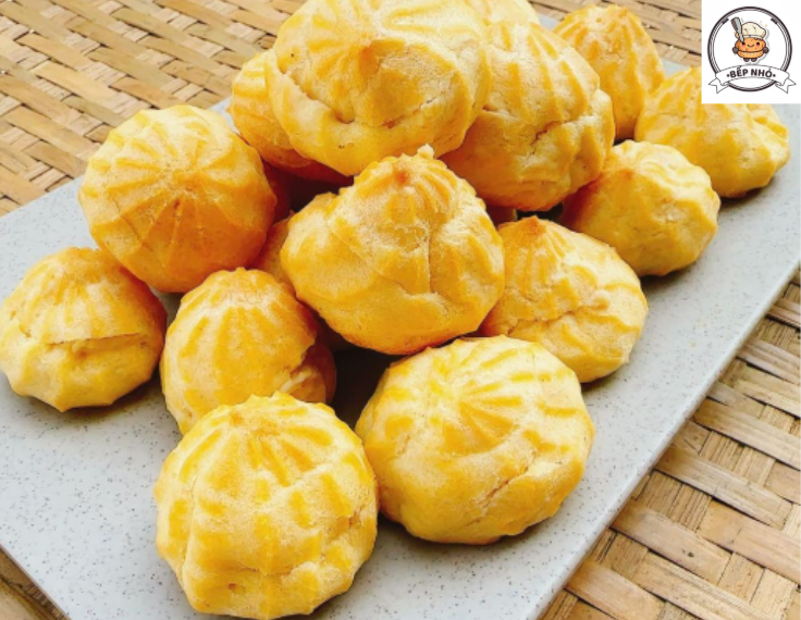 bánh su kem tròn