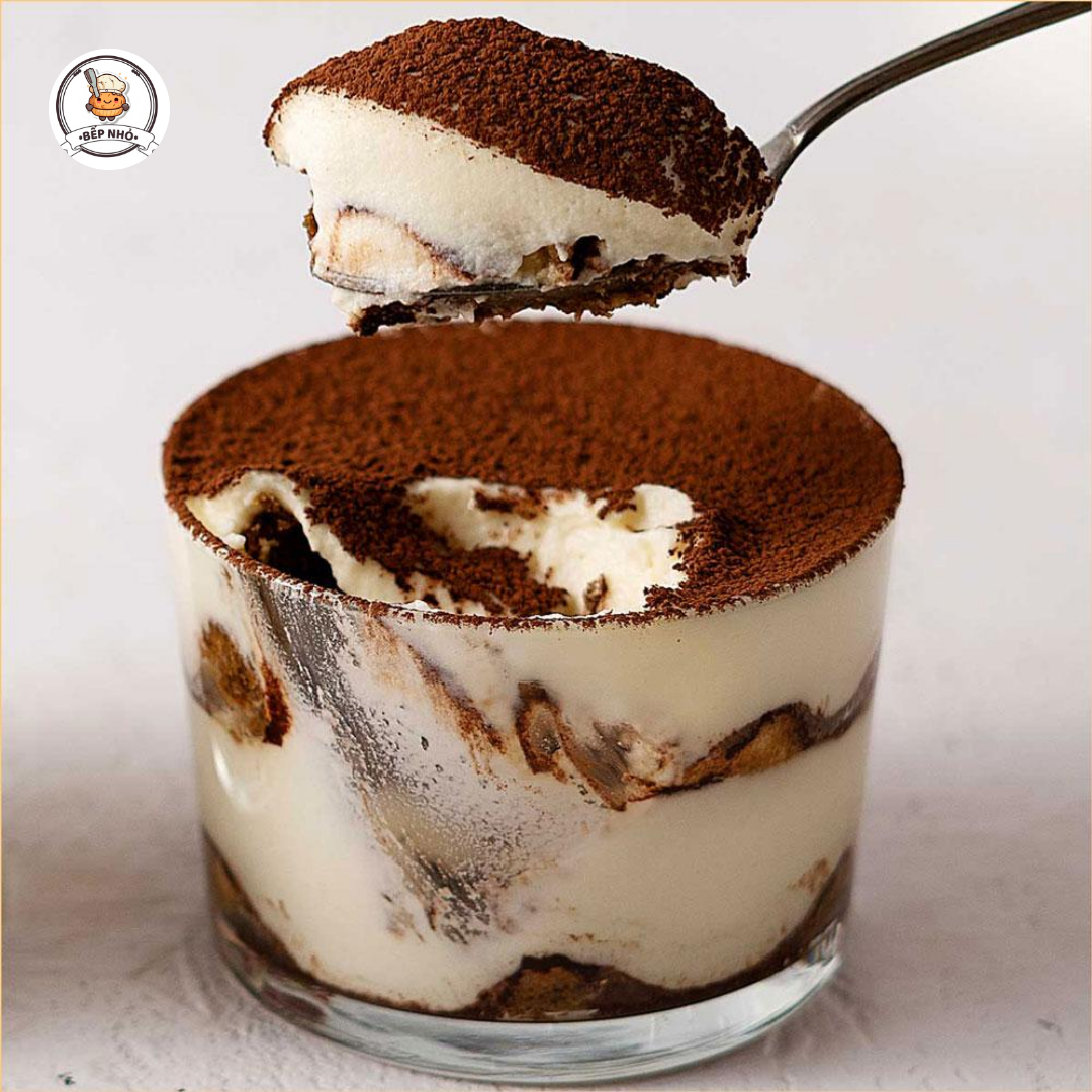 làm tiramisu không cần mascarpone